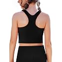 Zaclotre Girls Tank Tops Double Lined Racerback Crop Tops Athletic Shirts