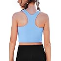Zaclotre Girls Tank Tops Double Lined Racerback Crop Tops Athletic Shirts