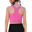 Zaclotre Girls Tank Tops Double Lined Racerback Crop Tops Athletic Shirts