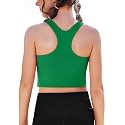 Zaclotre Girls Tank Tops Double Lined Racerback Crop Tops Athletic Shirts