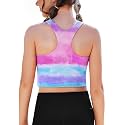 Zaclotre Girls Tank Tops Double Lined Racerback Crop Tops Athletic Shirts