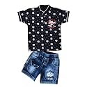 Boys Cotton T-Shirt amp Denim Short Dress
