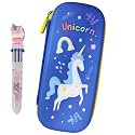 ZAFCO EVA Space Astronaut Theme Pencil Case Large Capacity 3D Pouch Bag School Stationery Organizer Box for Students Kids Premium Stylish Pen Holder(Pack of 1) (Unicorn Blue)