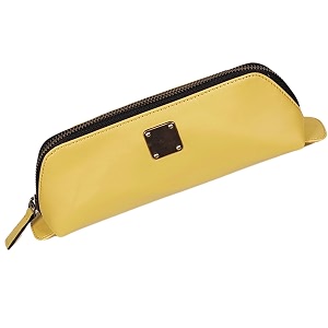 zafco vegan leather pencil case for girls  pen box large capacity  multiuse portable pouch for office school and college  pencil bag stationery accessory organizer 1 unit lime