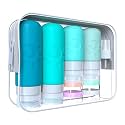 Zafit 18 Pack travel Bottles for Toiletries, TSA Approved Silicone Travel Containers Leak Proof Refillable Travel Accessories for Shampoo Conditioner Lotion Body Wash(Multicolored H)