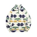 ZAFUL Men 1/4 Zipper Ethnic Aztec Fleece Unisex Winter Sweatshirt Tops 2026