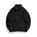 ZAFUL Men 1/4 Zipper Ethnic Aztec Fleece Unisex Winter Sweatshirt Tops 2026