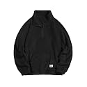 ZAFUL Men 1/4 Zipper Ethnic Aztec Fleece Unisex Winter Sweatshirt Tops 2026