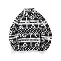 ZAFUL Men 1/4 Zipper Ethnic Aztec Fleece Unisex Winter Sweatshirt Tops 2026