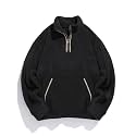 ZAFUL Men 1/4 Zipper Ethnic Aztec Fleece Unisex Winter Sweatshirt Tops 2026