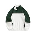 ZAFUL Men 1/4 Zipper Ethnic Aztec Fleece Unisex Winter Sweatshirt Tops 2026