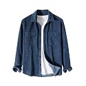 ZAFUL Unisex Plaid Flannel Shirt Jacket Button Down Long Sleeve Pocket Coat Outwear