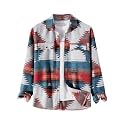 ZAFUL Unisex Plaid Flannel Shirt Jacket Button Down Long Sleeve Pocket Coat Outwear