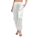 ZAFUL Womens Satin Joggers 2025 Boho Chic