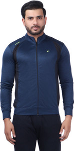 Zagros Full Sleeve Solid Men Jacket