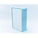 zahab Bathroom Cabinet with Mirror Multipurpose Wall Mounted Storage Cabinet with Magnetic Door Blue