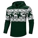 Zaitun Mens Hooded Sweatshirt Long Sleeve Knitted Pullover Sweater