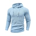 Zaitun Mens Hooded Sweatshirt Long Sleeve Knitted Pullover Sweater