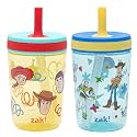 Zak Designs Disney Toy Story Kelso 15oz Leak-Proof Toddler Cups, 2-Pack
