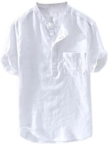 ZAKOD Solid Cotton Blend Straight Kurta for