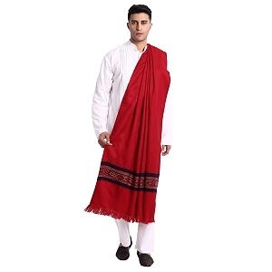 zamour lohi shawl for men warm woven himachal mens woolen shawls wrap for winter