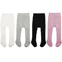 Zando Infant Soft Tights Toddler Seamless Leggings Tights for Baby Girls Winter Knit Warm Newborn Pants Stockings