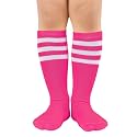 Zando Kids Soccer Socks Knee High Cotton Athletic Socks for Boys Girls