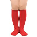Zando Kids Soccer Softball Socks Knee High Socks for Youths Girls Boys