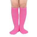 Zando Kids Soccer Softball Socks Knee High Socks for Youths Girls Boys