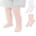 Zando Ultra Soft Toddler Ballet Tights Seamless Baby Girl Stockings 1-6T