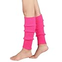 Zando Womens Fashion Warmers Adult Junior 80s Ribbed Knitted Long Socks for Party Sports Casual Socks