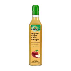 zandu organic apple cider vinegarsupports healthy weight100 organic vinegar 500 ml