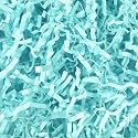 Zankubom 10 LB Aqua Cyan Crinkle Cut Paper Shred Filler, Shredded Paper Filler for Gift Wrapping, Basket Fillers, Birthday, Gift Wrapping, Anniversary, Father's Day Party Decor Filling Supplies