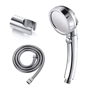 zap 5 flow function hand shower handheld shower abs amp chrome finish with hose pipe and brackets