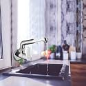 Zap Chrome Kitchen Sink Cock Wall Mount Kitchen Sink Tap for Home Easy to use (Brezza Heavy)
