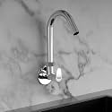 ZAP Pluto Heavy Kitchen Sink Tap with 360° Swivel Spout &amp; Wall Flange | Wall-Mounted Sink Cock for Kitchen, Wash Basin and Utility Area | Smooth Water Flow | 7-Year Warranty