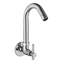 Zap Mini Terrim Sink Cock with Swivel Spout/Chrome Finsih/Brass (18x2 Inch)