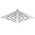 ZAP 6-Inch Square Overhead Rain Shower | High-Grade 304 Stainless Steel Ultra-Thin Shower Head | Wide Rainfall Spray for Bathroom | Wall or Ceiling Mount Compatible, Mirror Chrome Finish