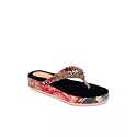 ZAPATOZ Women39s Floral Platform Sandals with Braided
