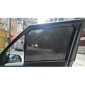 car side window non-magnetic sun shades compatible with maruti suzuki celerio 2021 set of 4