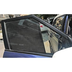 car side window non-magnetic sun shades compatible with tata curvv ev