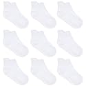 Zaples Baby Non Slip Grip Ankle Socks with Non Skid Soles for Infants Toddlers Kids Boys Girls