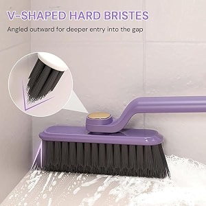 zapsol multi-function bathroom tile amp grout cleaning brush multi-color