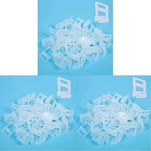 zaptec plastic tile levelling spacer clips 1 mm for removing lippage unevenness during tile laying in both floor amp walls pack of 300 pieces