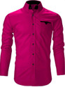 ZARA STAR Men Solid Casual Pink Shirt