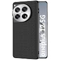 ZARALA ack Cover Case for OnePlus 12R 5G | Slim &amp; Lightweight | Ultra-Premium Design | Camera Protection Bump | Fabric Texture Back Case Cover for OnePlus 12R (PC &amp; TPU, Black)