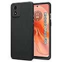 ZARALA Back Cover Case for Motorola Moto G04 | Slim &amp; Lightweight | Ultra-Premium Design | Camera Protection Bump | Fabric Texture Back Case Cover for Moto G04 5G (PC &amp; TPU, Black)