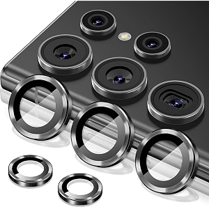 zarala camera lens frame glass compatible with vivo y400 pro 5g tempered glass aluminum alloy frame individual camera lens protector cover y400 pro 5g silver