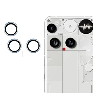 zarala camera lens frame glass compatible with nothing phone 3 tempered glass aluminum alloy frame individual camera lens protector cover phone 3 blue