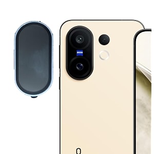 zarala camera lens frame glass compatible with vivo x200 fe 5g tempered glass aluminum alloy frame individual camera lens protector cover x200 fe 5g blue